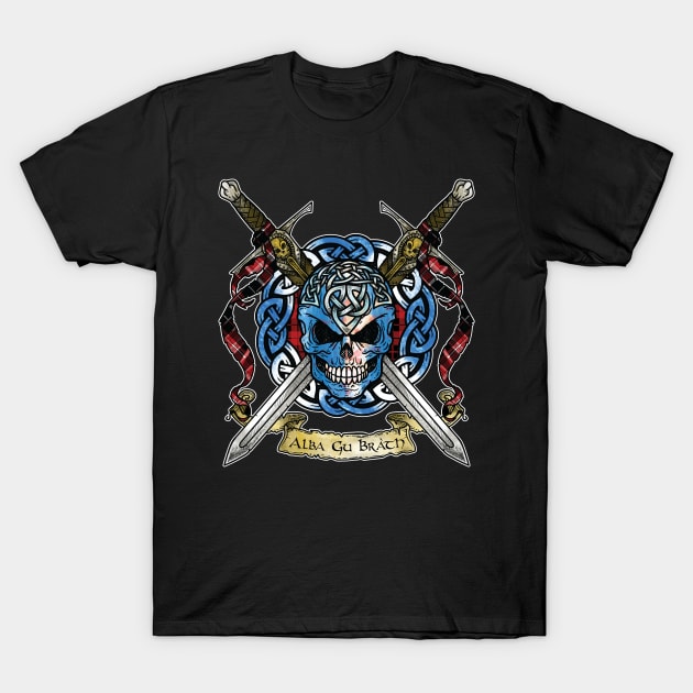 Celtic Warrior: Scotland T-Shirt by celtichammerclub